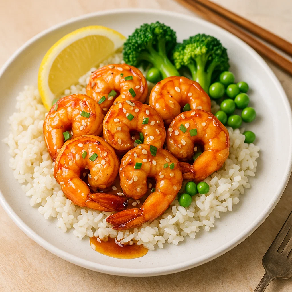 10 Minute Honey Garlic Shrimp