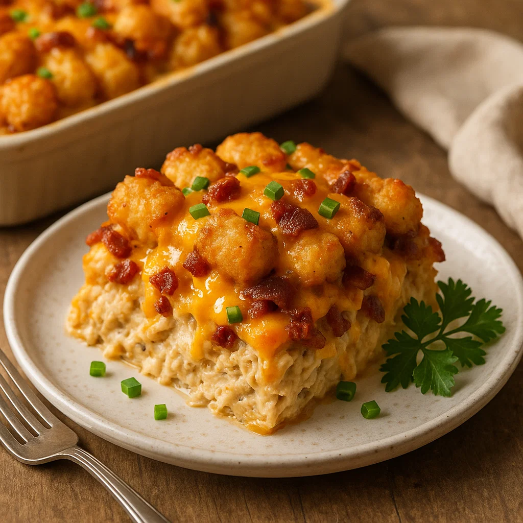 Unbelievably Delicious Chicken Bacon Ranch Tater Tot Casserole Made Simple