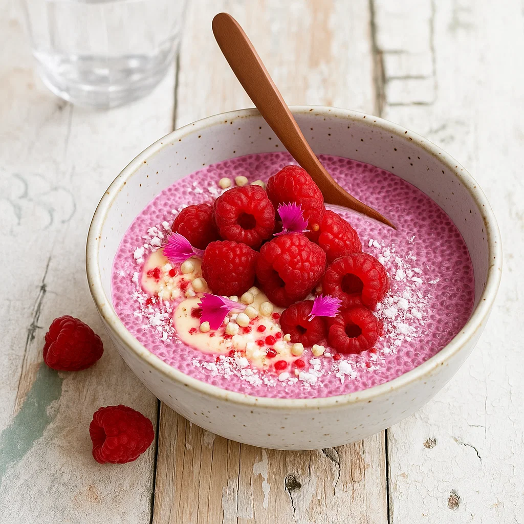 Raspberry Chia Pudding