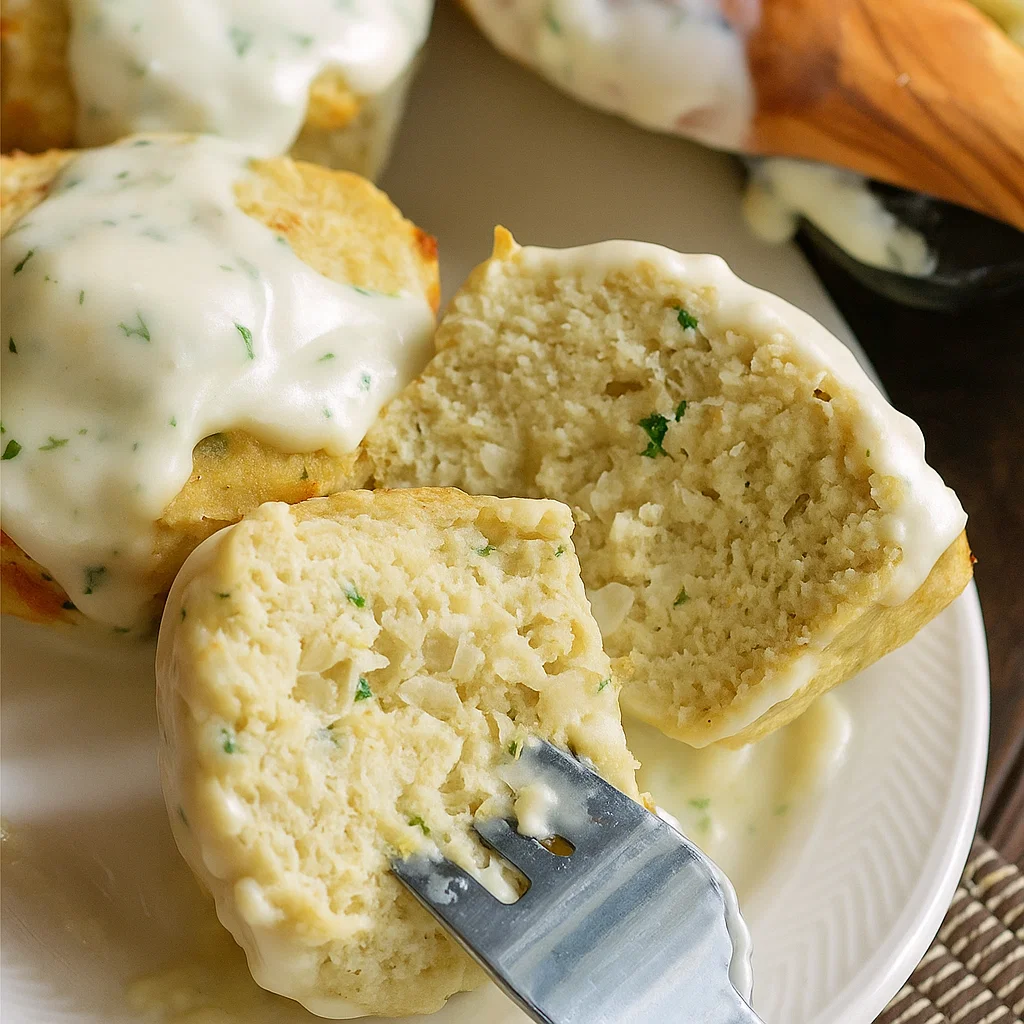 Garlic Parmesan Chicken Meatloaves 4