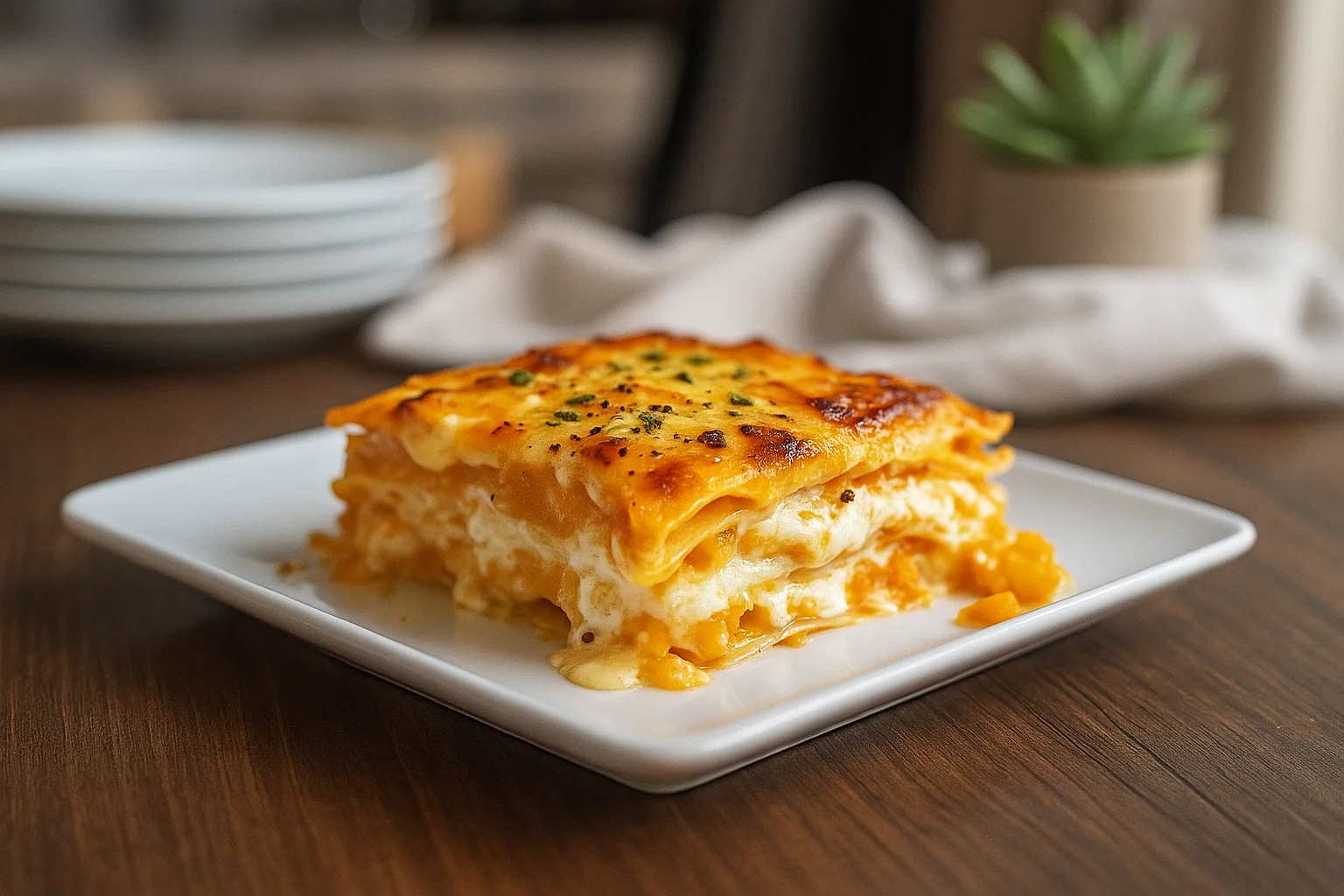 Lasagnes Courge Butternut et Chèvre