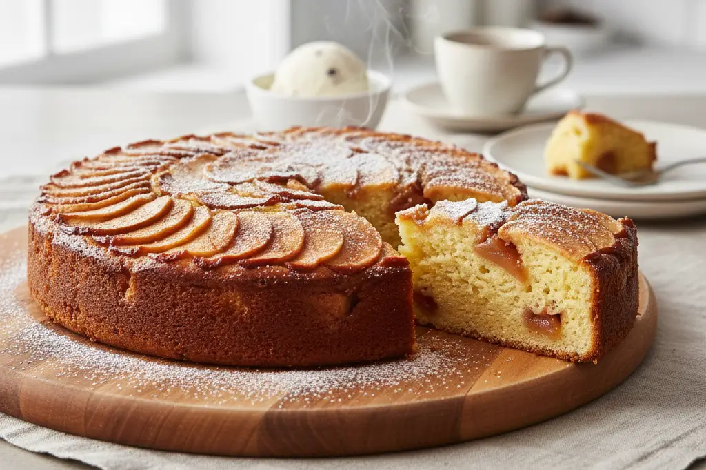 Gâteau Pommes Caramélisées & Mascarpone