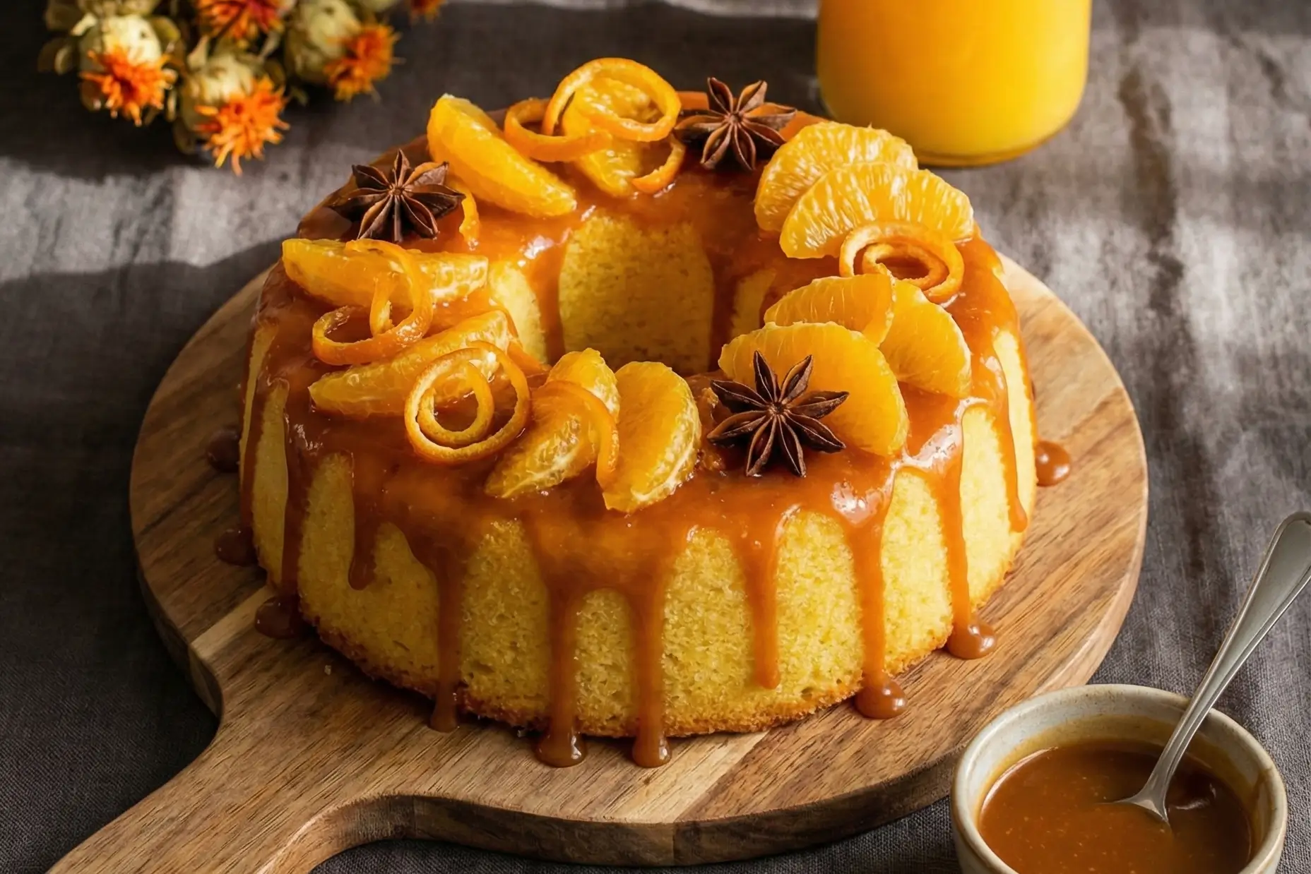 Gâteau de Semoule à l’Orange