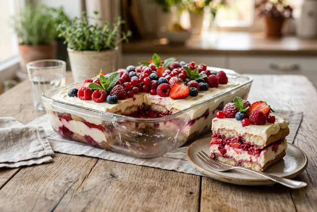 Marmiton Tiramisu Fruits Rouges 7 Secrets Irrésistible pour réussir un Tiramisu aux Fruits Rouges frais ...
